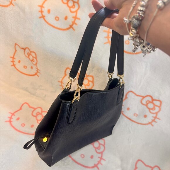 black leather Calvin Klien handbag - Picture 5 of 5
